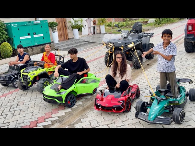 Kunali Ki All Cars Vs ATV 😍