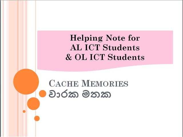 Cache Memory