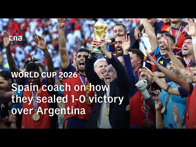 World Cup 2026: 'We were the best team in the world' - Spain coach on 1-0 win over Argentina