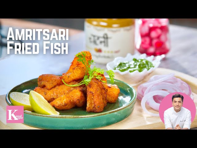 Amritsari Fish Fry अमृत्सरी फ़िश फ़्राई | Fried Fish Lahori | Crispy Fried Fish | Chef Kunal Recipe