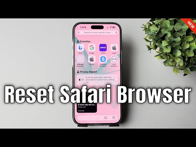iPhone 17 Pro Max: How To Reset Safari Browser on iPhone