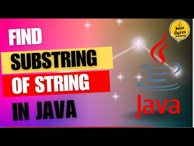 Java Software Tutorial: Unleashing the Power of Substring Search without In-Built Methods