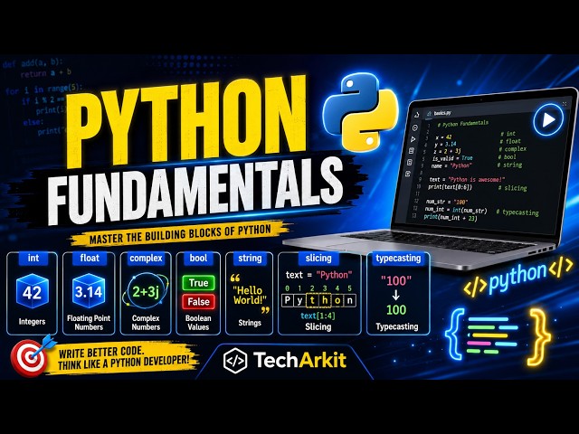 Python Fundamentals | Tech Arkit