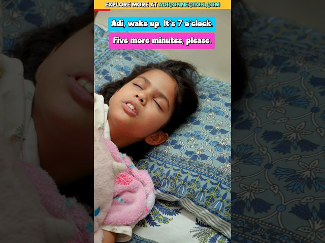 Adi Talks with Her Mumma! 😍 Kids English Sentences, Adi Keshari Connection #shorts