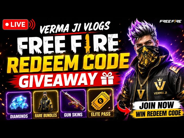 Free Fire Redeem Code Live 🔴 #freefire #freefirelive