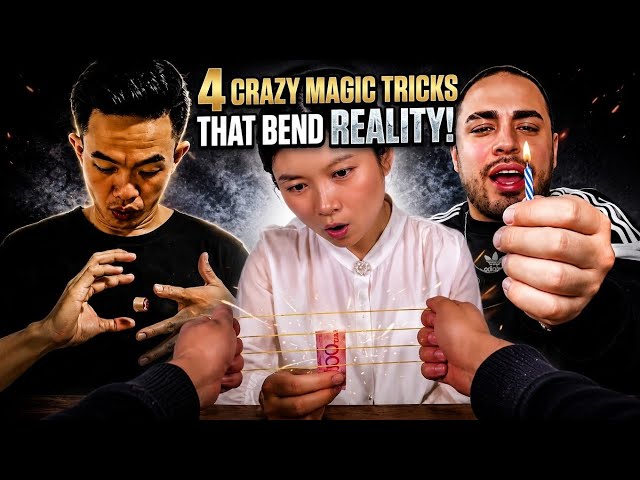 4 amazing magic tricks that look completely impossible! 🤯