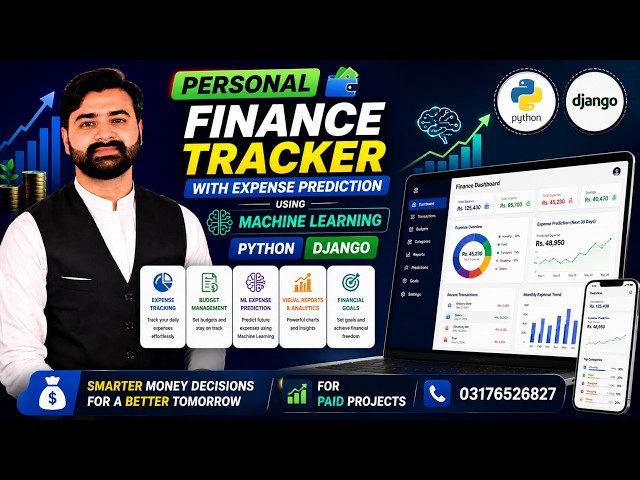 Personal Finance Tracker with Expense Prediction Using ML | CS619 Complete Final Year Project