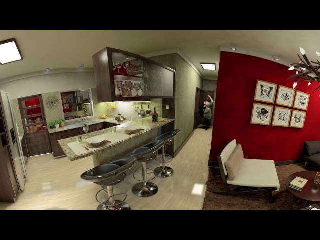 Panoramica de Apartamento tipo B RENDER 360°