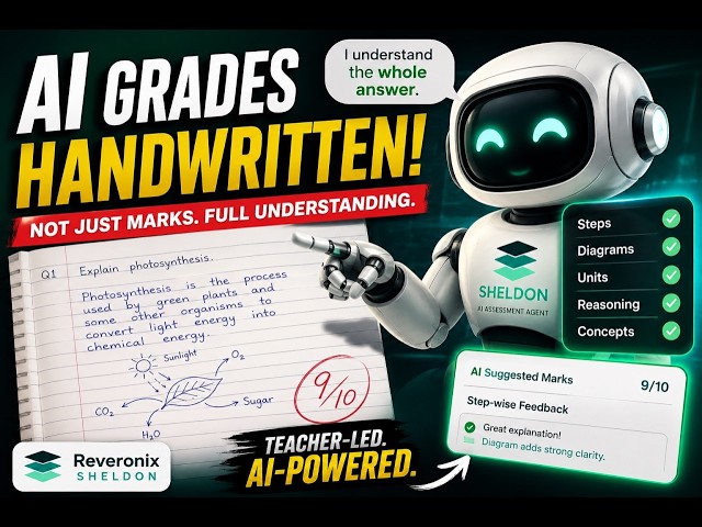 AI Agent Mode for Grading Handwritten Answer Sheets — Full Product Walkthrough | Reveronix