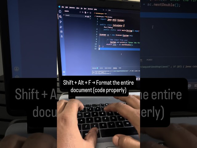Vs code Tips & Tricks | VsCode | format document |