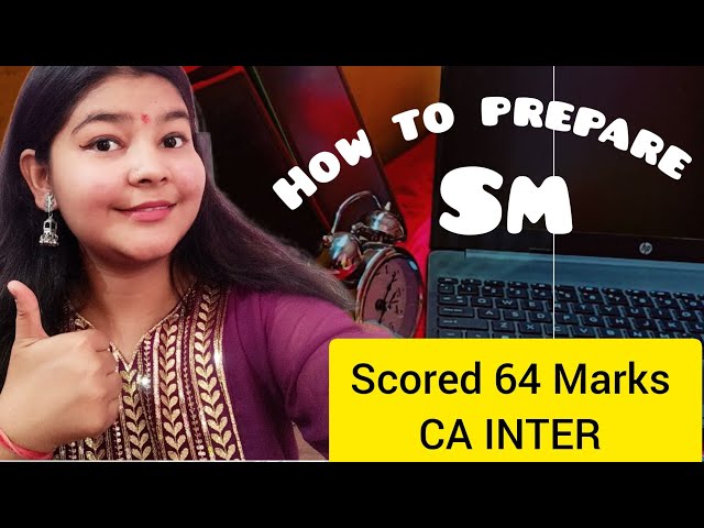How to prepare SM in 30 days | CA INTER | sept 24 ✅ my handwritten notes📚#exam #letscrackit