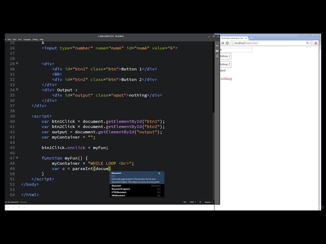 56  JavaScript While Loop