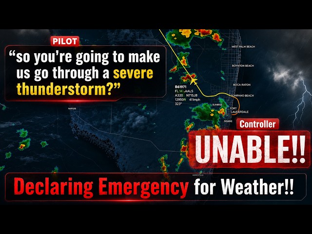 “That Plan Will NOT Work!” — JetBlue Pilot Confronts ATC Over Severe Weather