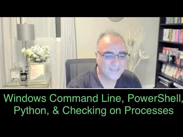 Windows Command Line, PowerShell, and Python Checking on Processes