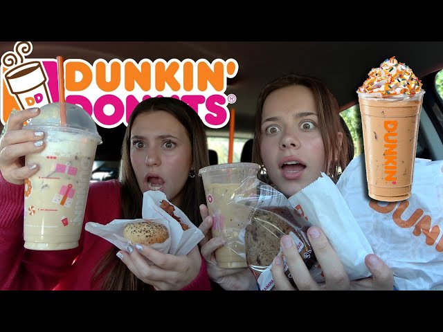 Dunkin Donuts Mukbang!!