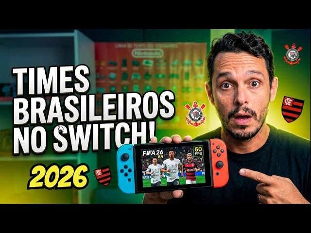 FIFA 26 MOD with BRAZILIAN TEAMS on FIFA 18 for Nintendo Switch! 60 FPS and 2026 Rosters