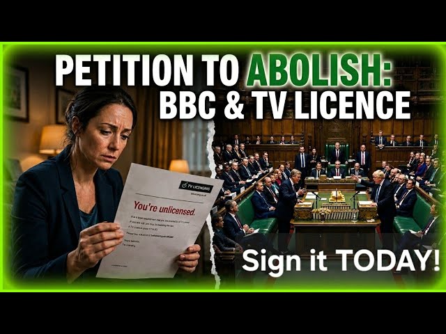 ✅️ END the TV LICENCE & DEFUND The BBC! SIGN the Parliamentary Petition ✅️