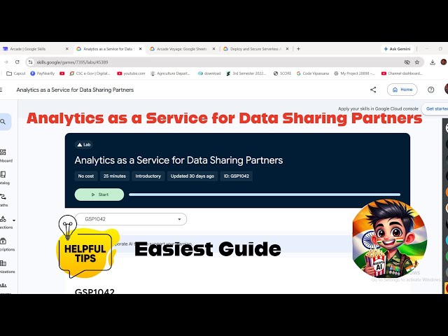 Analytics as a Service for Data Sharing Partners #GSP1042 #qwiklabsarcade2026