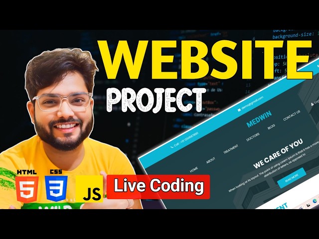 Creating a Complete Website  | Live Coding Talk 🔥