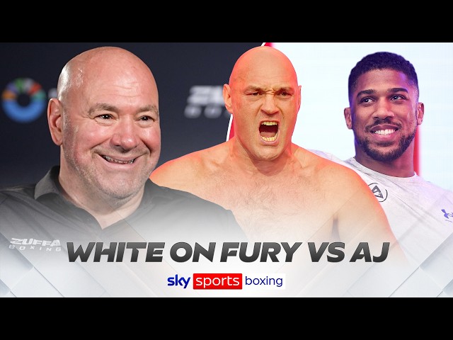 Dana White on Tyson Fury vs Anthony Joshua Cardiff announcement, talks Conor Benn