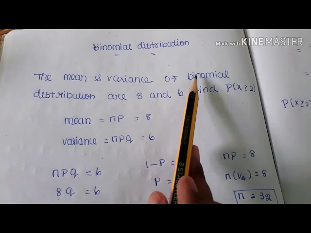 Binomial distribution example problem