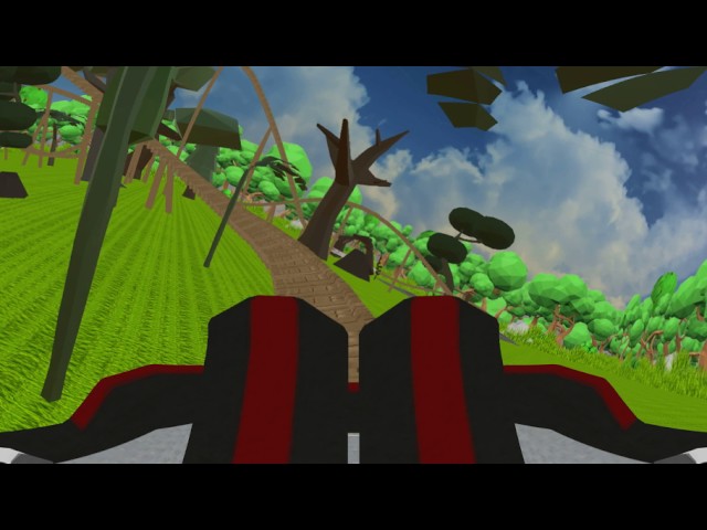 360 Video Of Roller Coaster Simulation