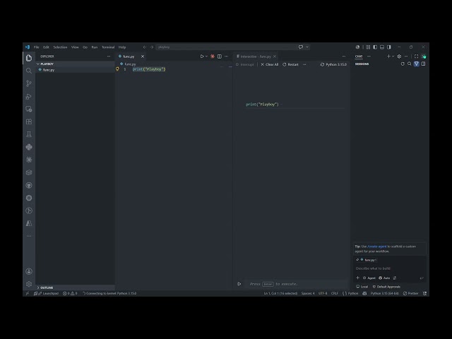 Interactive python for AI engineering #shorts #ai
