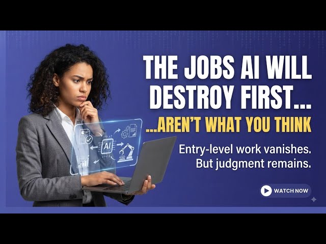 The Jobs AI Will Destroy First Aren’t What You Think