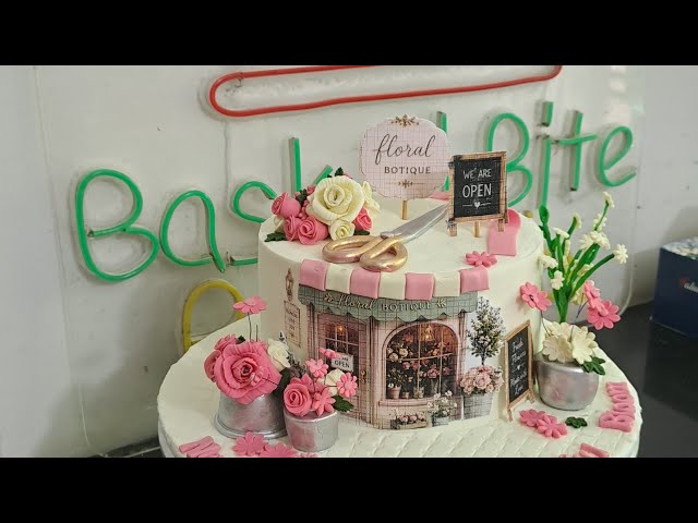 Customized cake full tutorial #cake