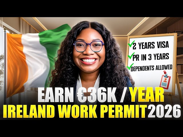 Ireland Work Permit Visa 2026 🇮🇪 | Jobs, Visa Sponsorship & Salaries Explained!
