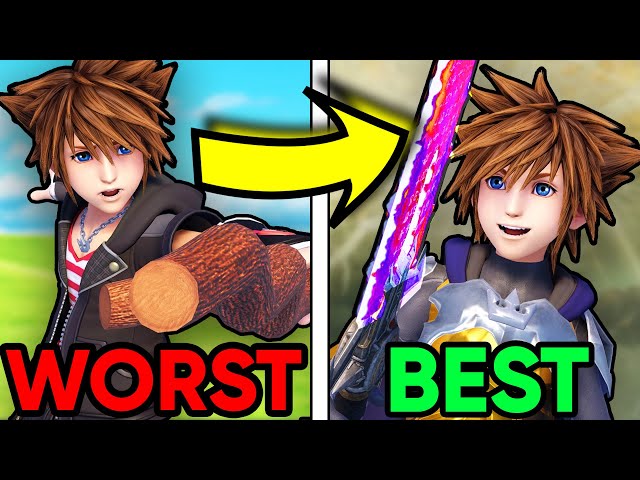Ranking *EVERY* Kingdom Hearts Keyblade Transformations (WORST TO BEST)
