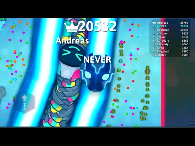 Giant Snake Circling Whole Map New Record? Snake.io 🐍 #215