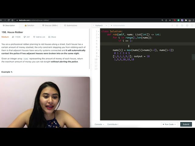 House Robber - LeetCode 198 - Python (Dynamic Programming)