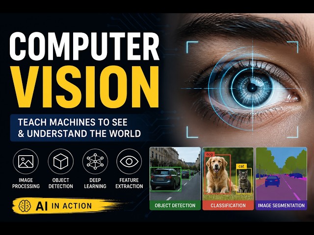 Computer Vision Explained | How AI Sees Images & Videos | Applications of Computer Vision