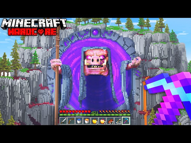 I Transformed the NETHER PORTAL in Minecraft Hardcore