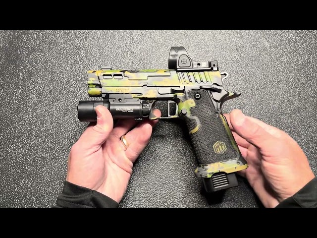 Staccato P with the Monsoon Tactical GMGK  porting, stipple & Cerakote! 
