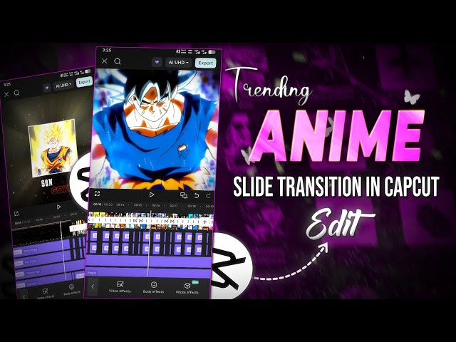 Trending Anime Slide Transition Edit In Capcut 🔥| Capcut Me Video Edit Kaise kare 