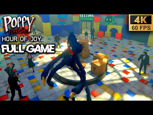 POPPY PLAYTIME: THE HOUR OF JOY FULL Gameplay - Fanmade Demo (4K60fps)