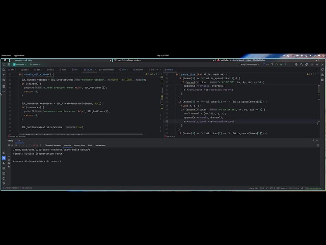 C Graphics Programming Creating a software renderer loading model 9.2
