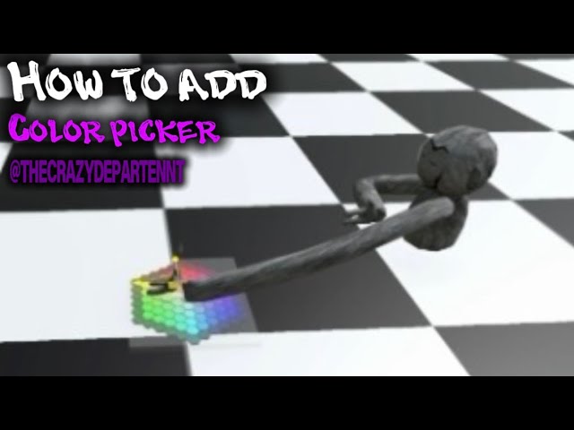 How to add THE BEST color picker to your gorilla tag (VR) fan game!