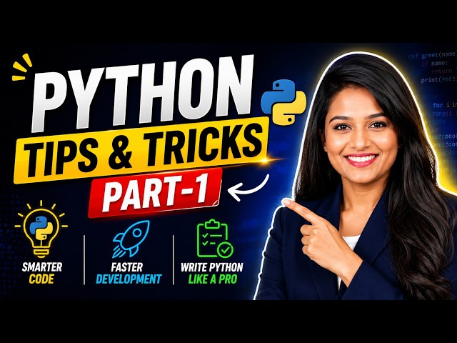 🚀 Python Tips & Tricks Part 1 | Write Cleaner Code in Seconds!