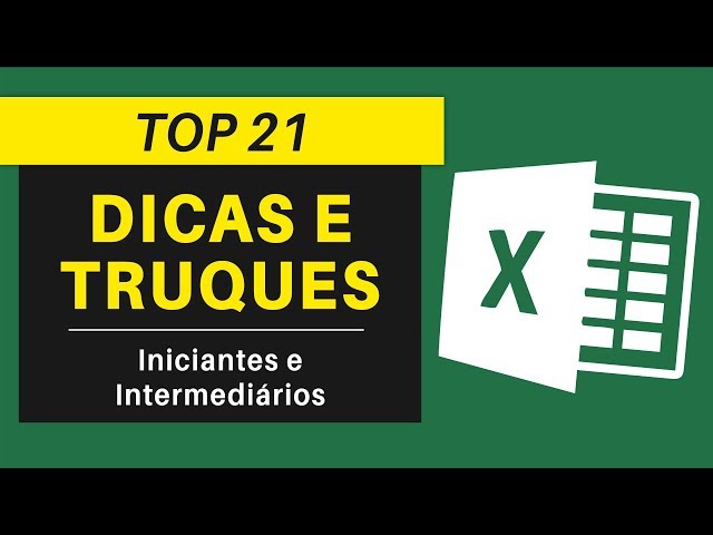 21 MELHORES DICAS E TRUQUES DO EXCEL | Iniciantes e Intermediários