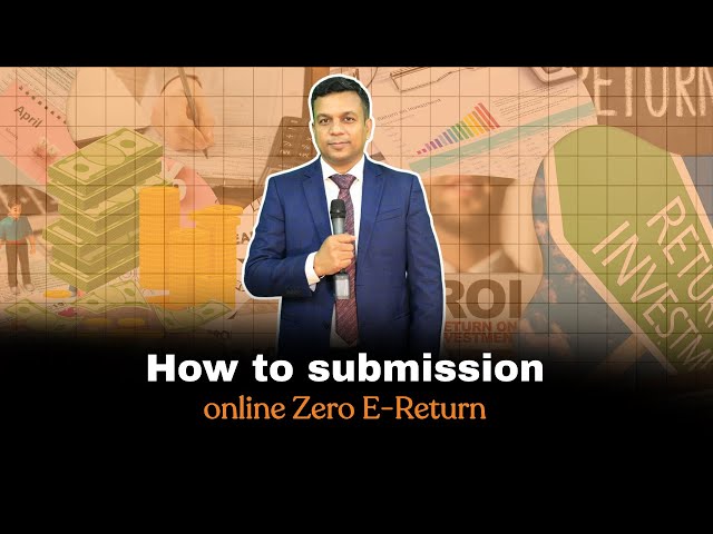 How to submission online Zero eReturn (Tax Return) #zeroereturn