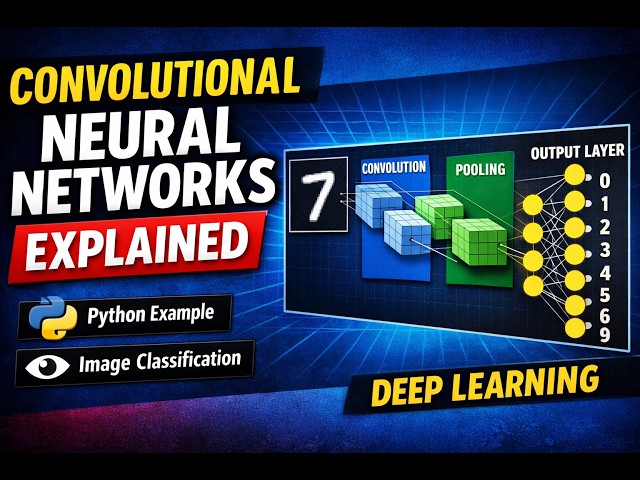 Convolutional Neural Networks (CNN) Explained | CNN Architecture with Python Example