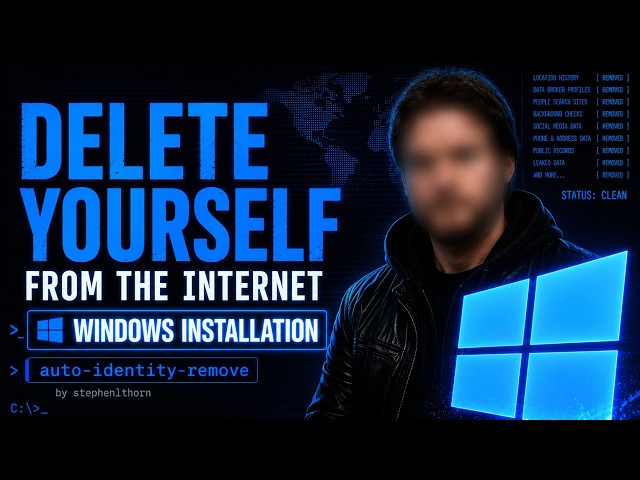 Delete Yourself From The Internet (Windows Tutorial)