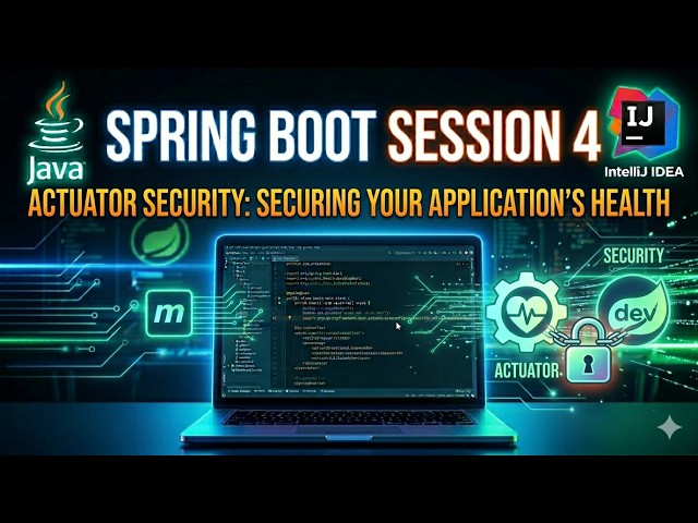 Spring Boot Actuator & Security Sinhala | Application Security Explained#springboot