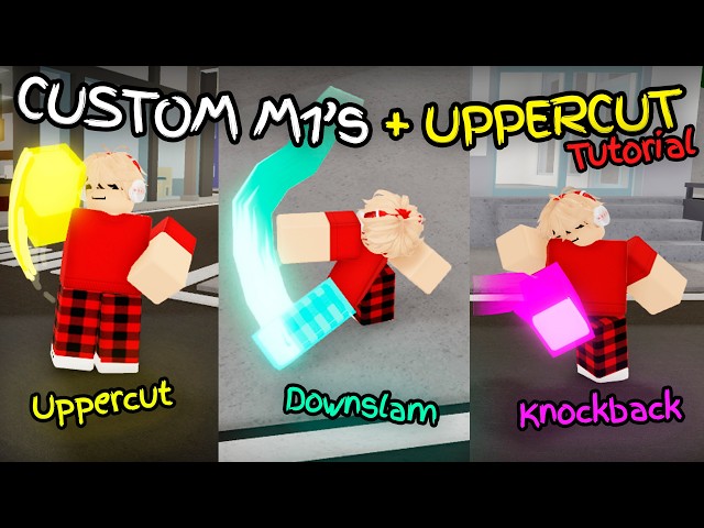 CUSTOM M1'S + UPPERCUT Tutorial | Jujutsu Shenanigans