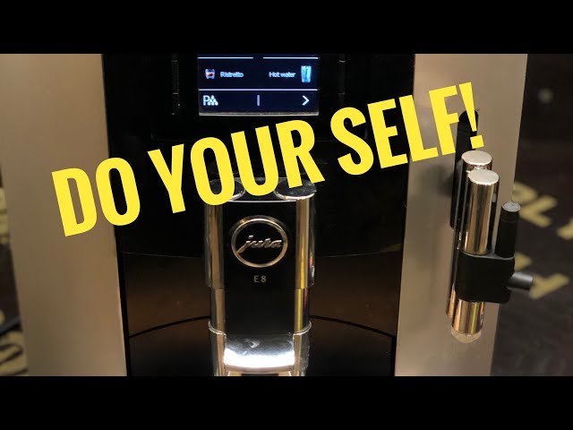 How to Open Jura E8 Coffee Machines so easy