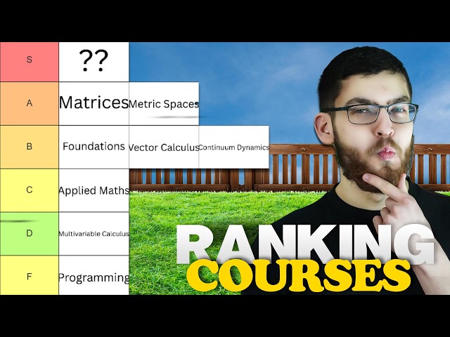 Ranking Every University Maths Course