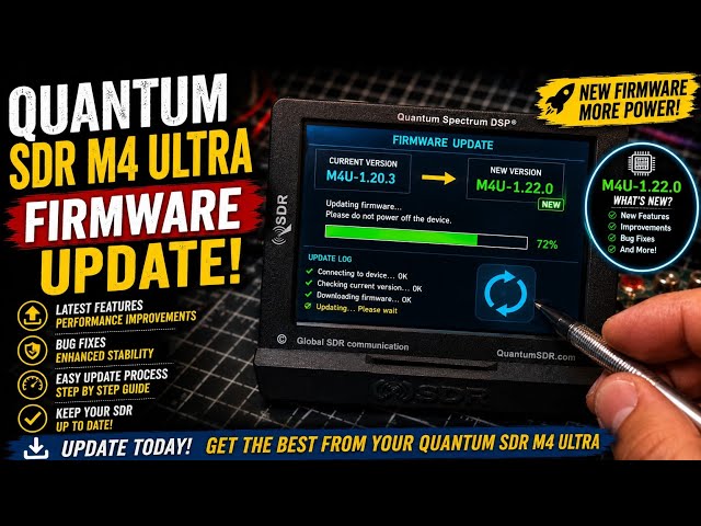 Quantum SDR M4 Ultra - Firmware Update 2026